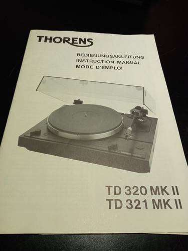 Manuale istruzioni thorens - manuale, /